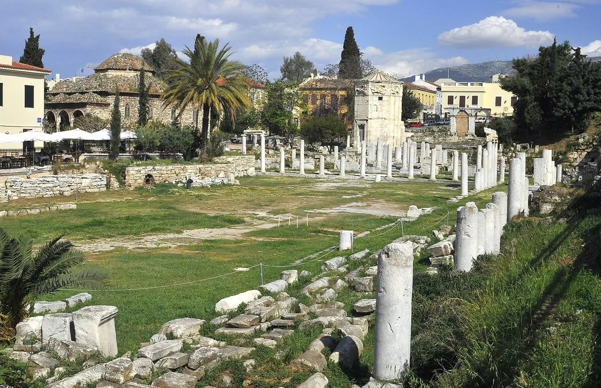 Panorámica de los restos arqueológicos del yacimiento romano