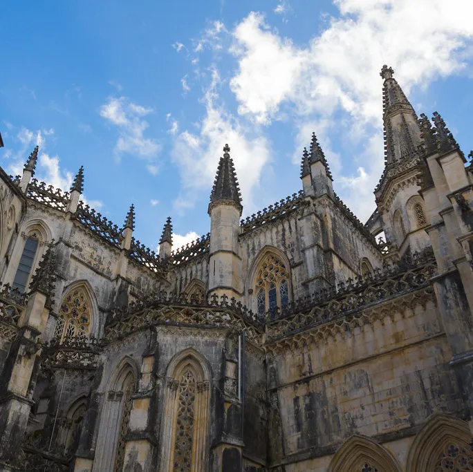 Claustro del Monasterio de Batalha, Portugal.