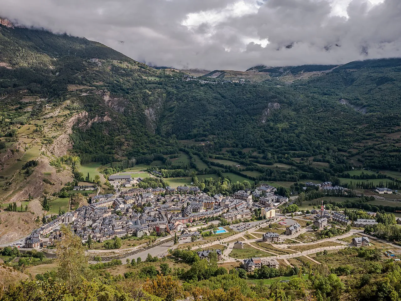 Panorámica del Valle de Benasque.