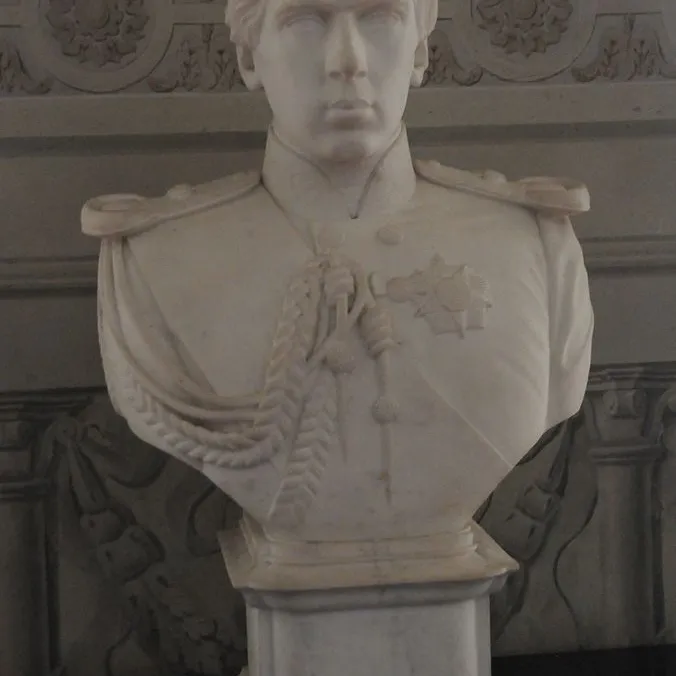 Busto de Don Pedro V.