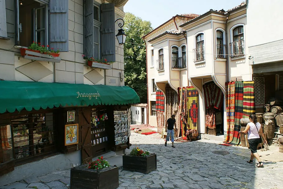 Calle peatonal de la Old town de Plovdiv