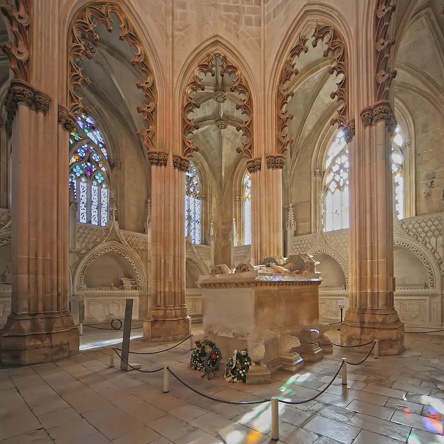 Interior de la Capilla del Fundador, Monasterio de Batalha.