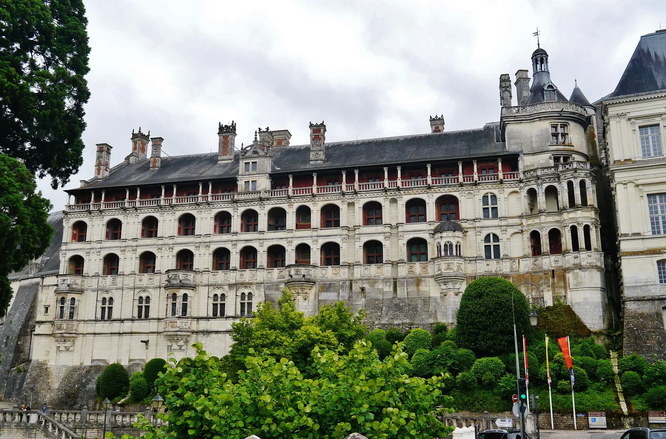 Fachada del Château de Blois.