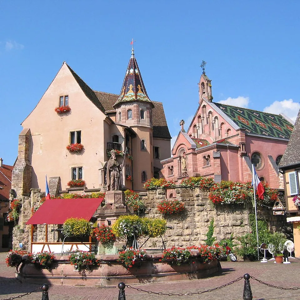 Calle de Eguisheim, Alsacia.
