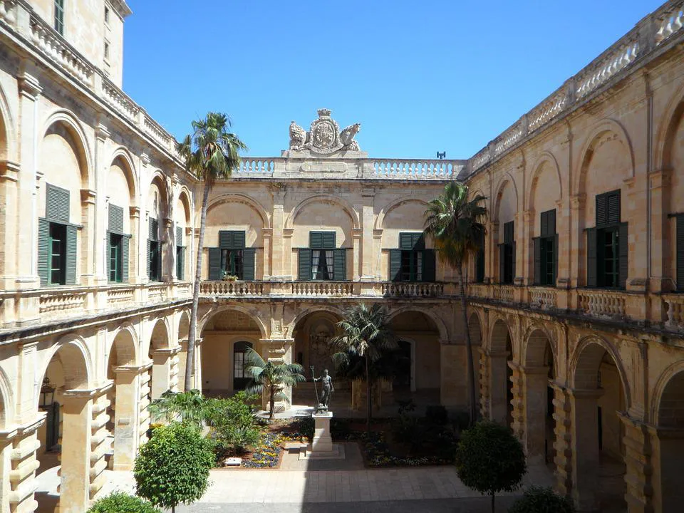 El palacio de Gran Maestre, La Valeta, Malta