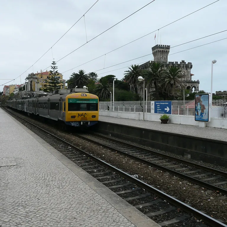 Estación de trenes de Estoril.