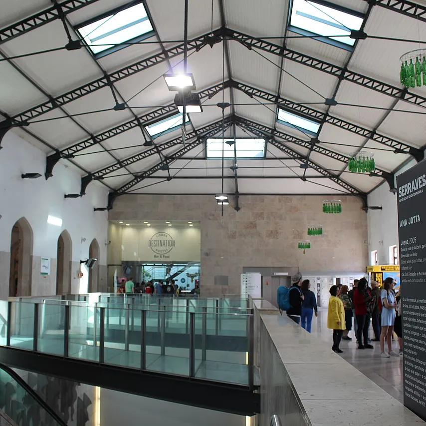 Interior de la Estación de Rossio, Lisboa.