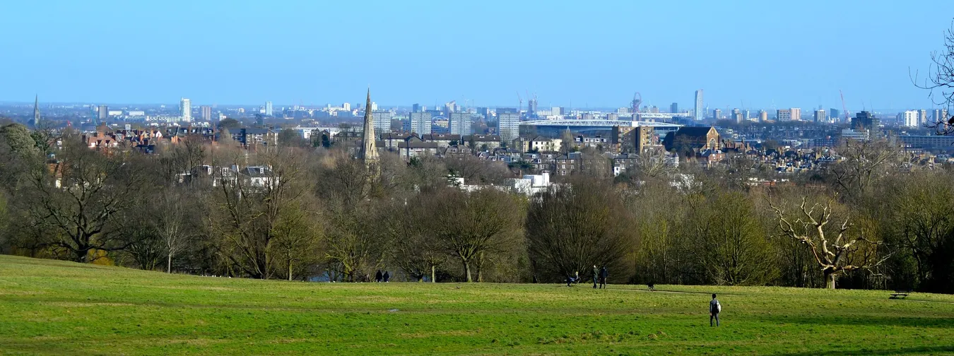 Hampstead Heath, Londres.