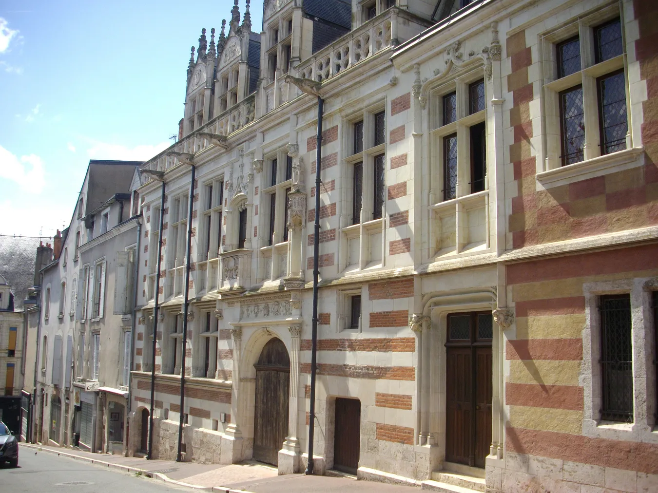 Fachada del famoso Hôtel d'Alluye