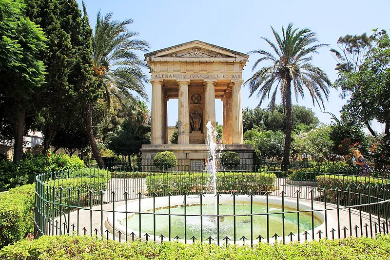 Lower Barrakka Gardens, La Valeta Malta
