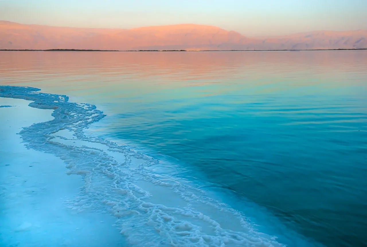 Panorámica del Mar Muerto, Israel.