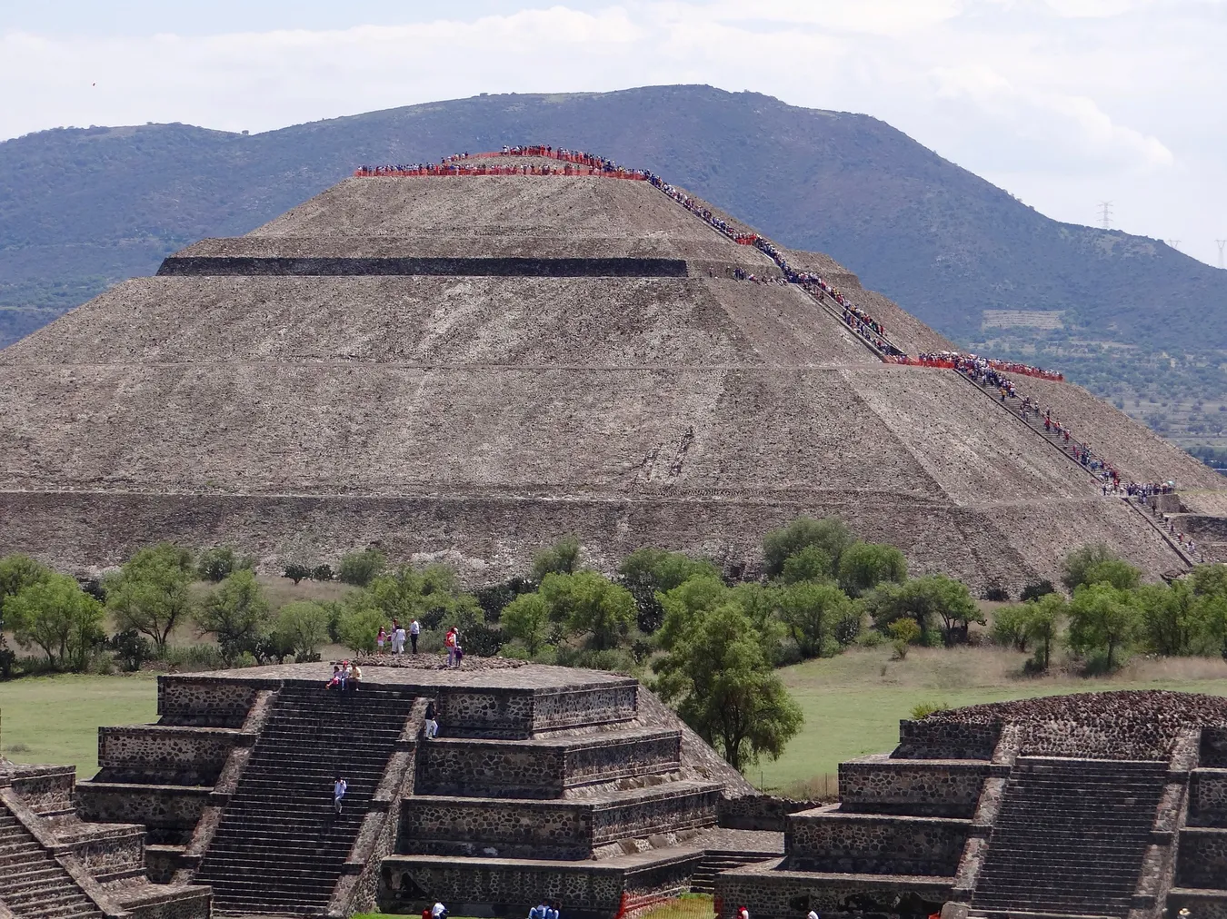 Pirámide del Sol de Teotihuacán.