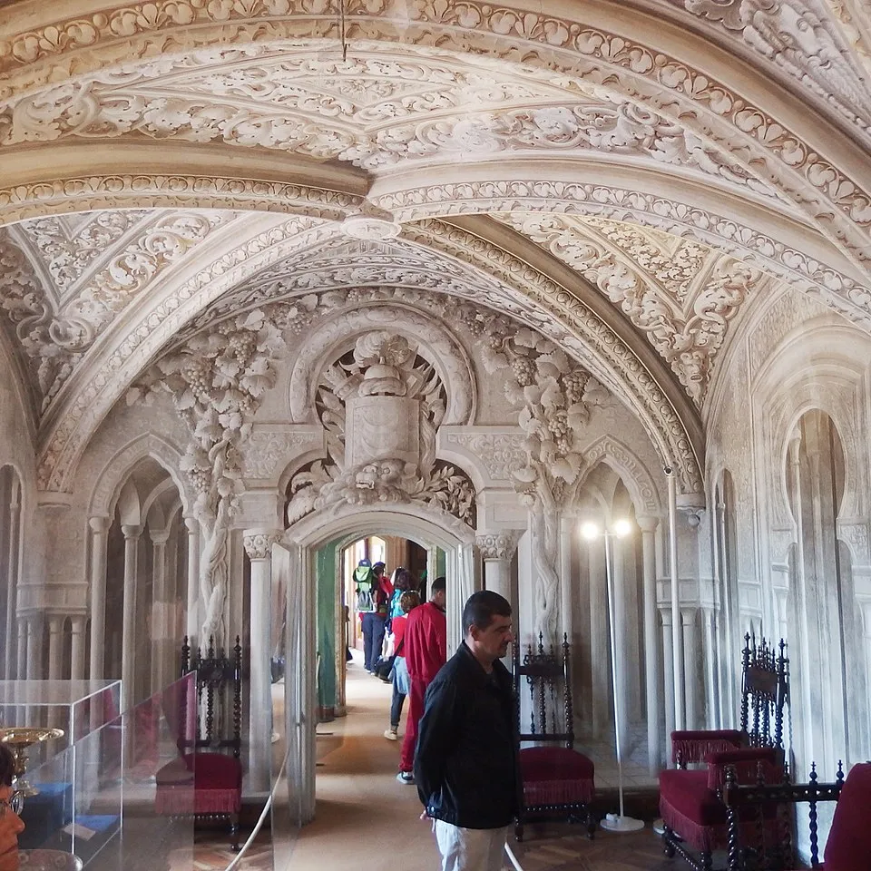 Sala de visitas, Palacio da Pena.