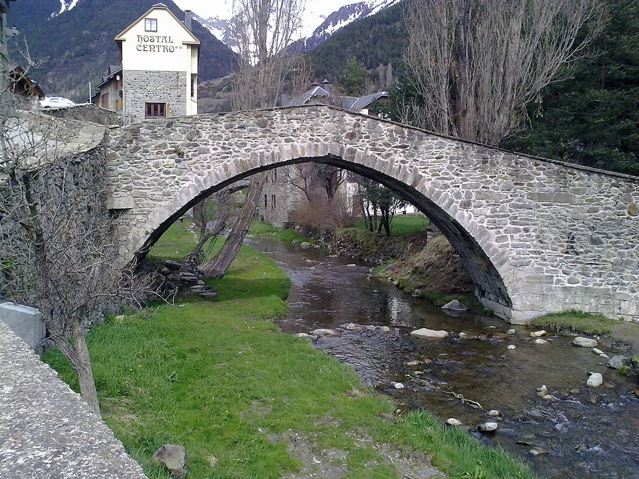Puente de Paco, Sallent de Gállego, Huesca.