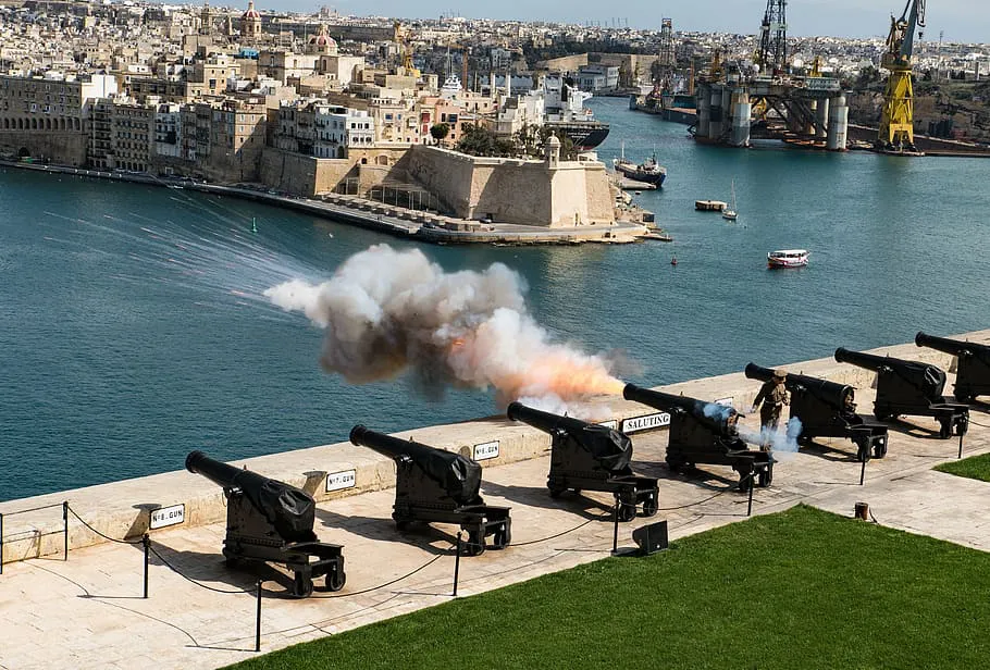Saluting Battery, La Valeta, Malta