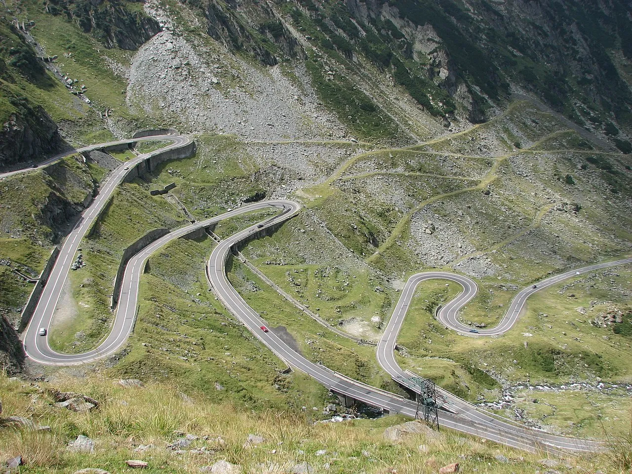 Transfagarasan carretera Rumanía