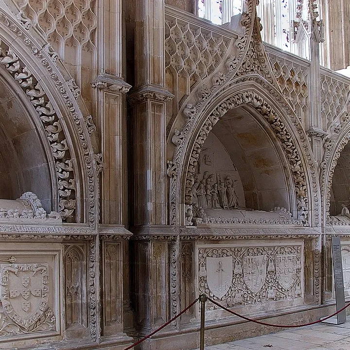 Tumbas Reales del Monasterio de Batalha, Portugal.