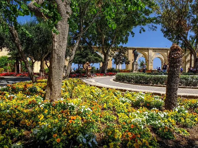 Upper Barrakka Gardens, La Valeta, Malta