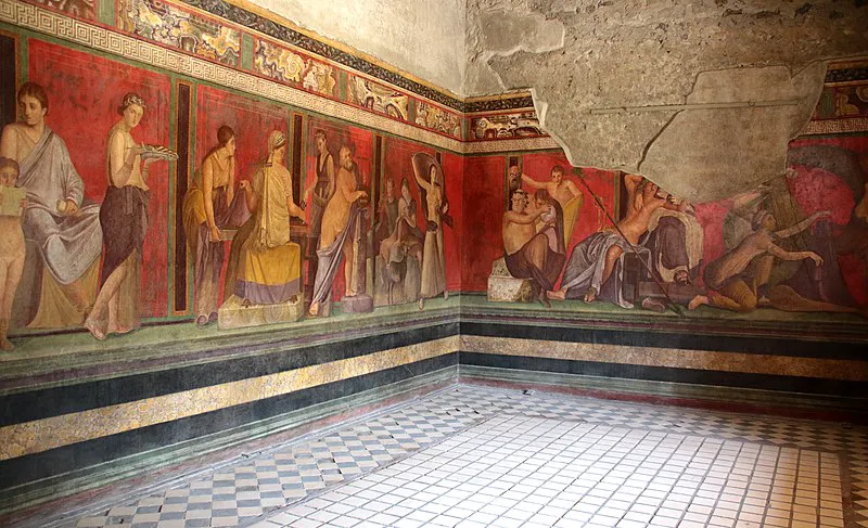 Fresco de la Villa de los Misterios, Pompeya.