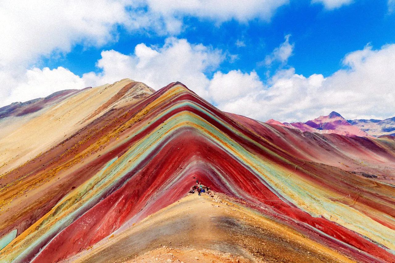 Colorida montaña de Vinicunca.