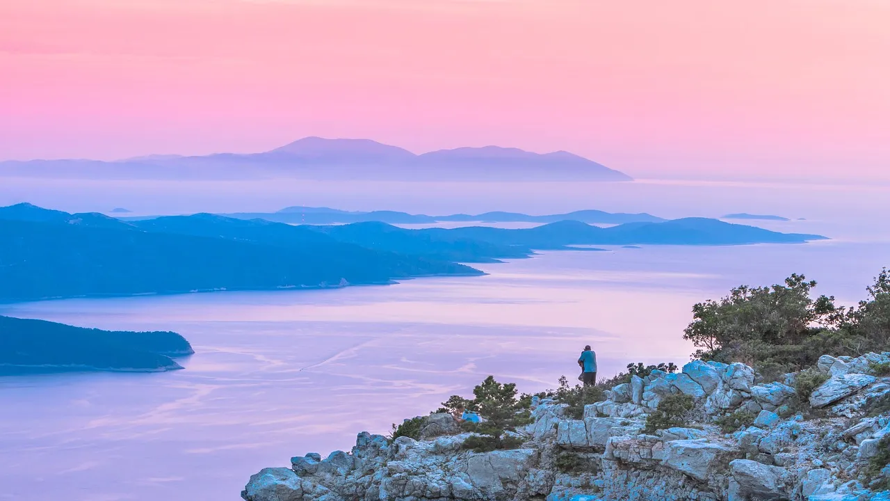 Un atardecer en Brac