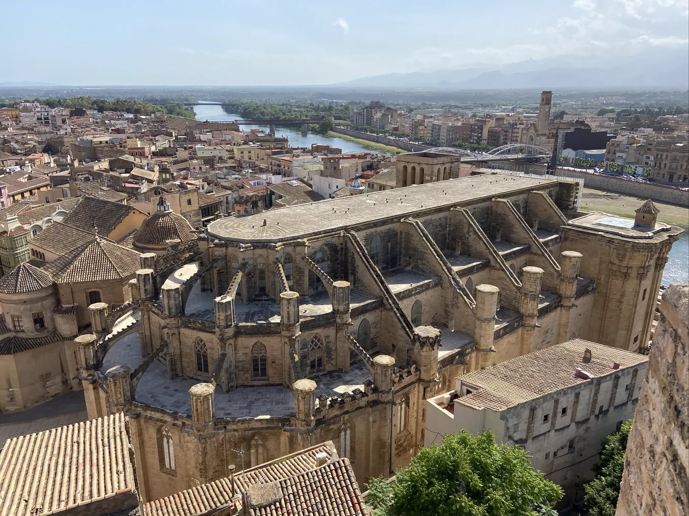 Catedral de Tortosa desde el mirador.