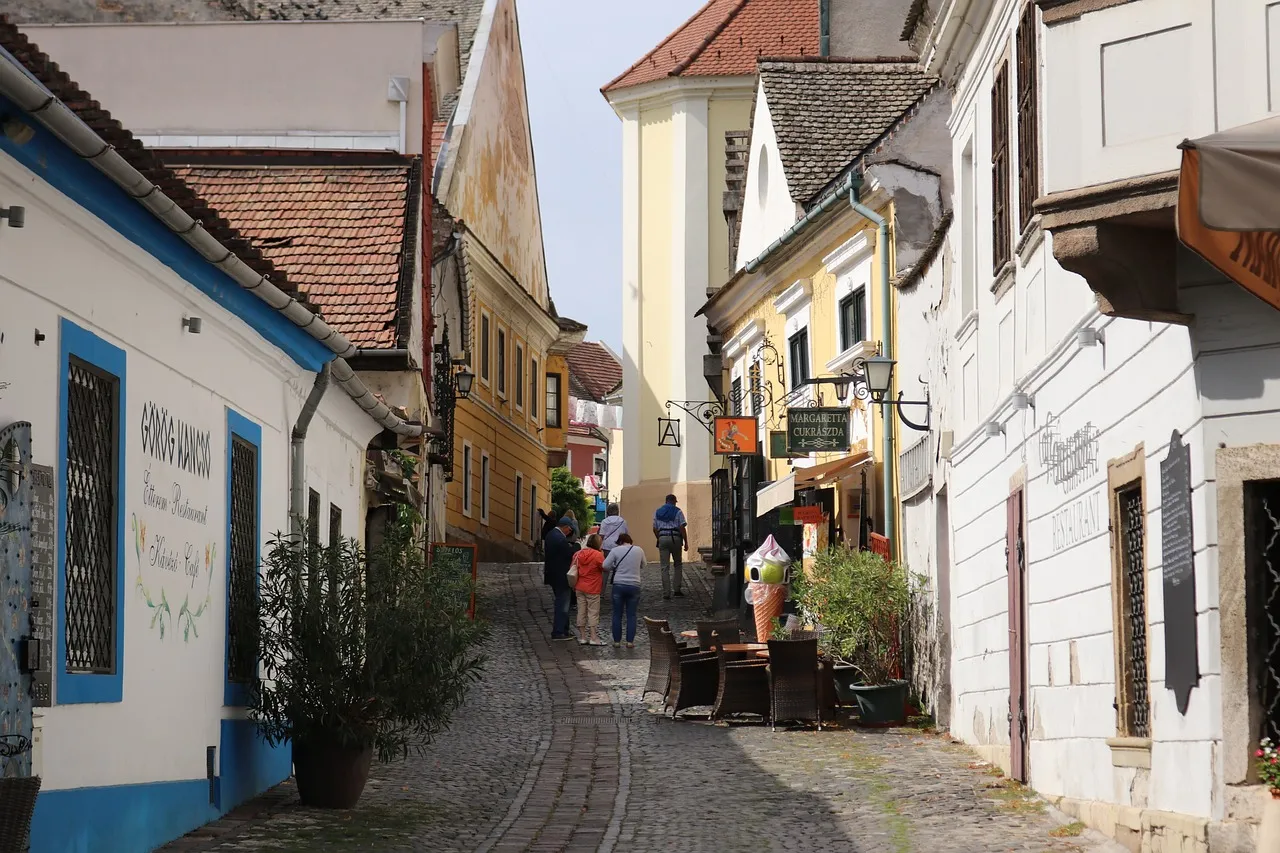 Una de las calles del centro de Szentendre