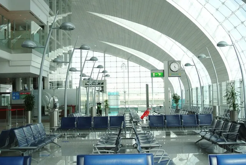 Hall del aeropuerto de Dubai