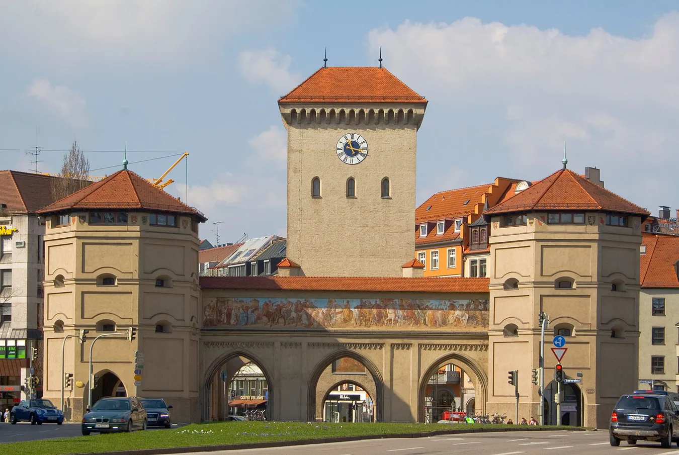 Isartor, una de las puertas de la muralla de Múnich.