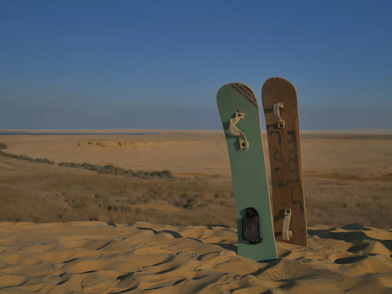 Sandboard en el desierto de Dubai