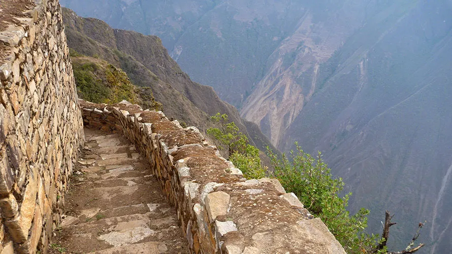 Uno de los tramos del Camino del Inca
