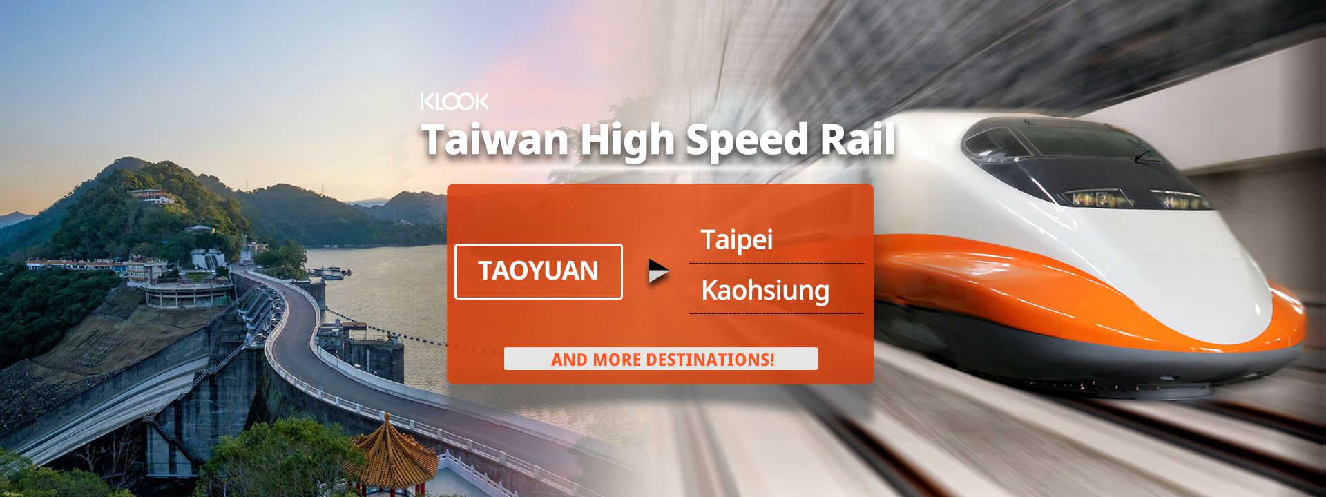 Imagen del tour: Taiwan High Speed Rail (THSR) Discounted Ticket from Taoyuan