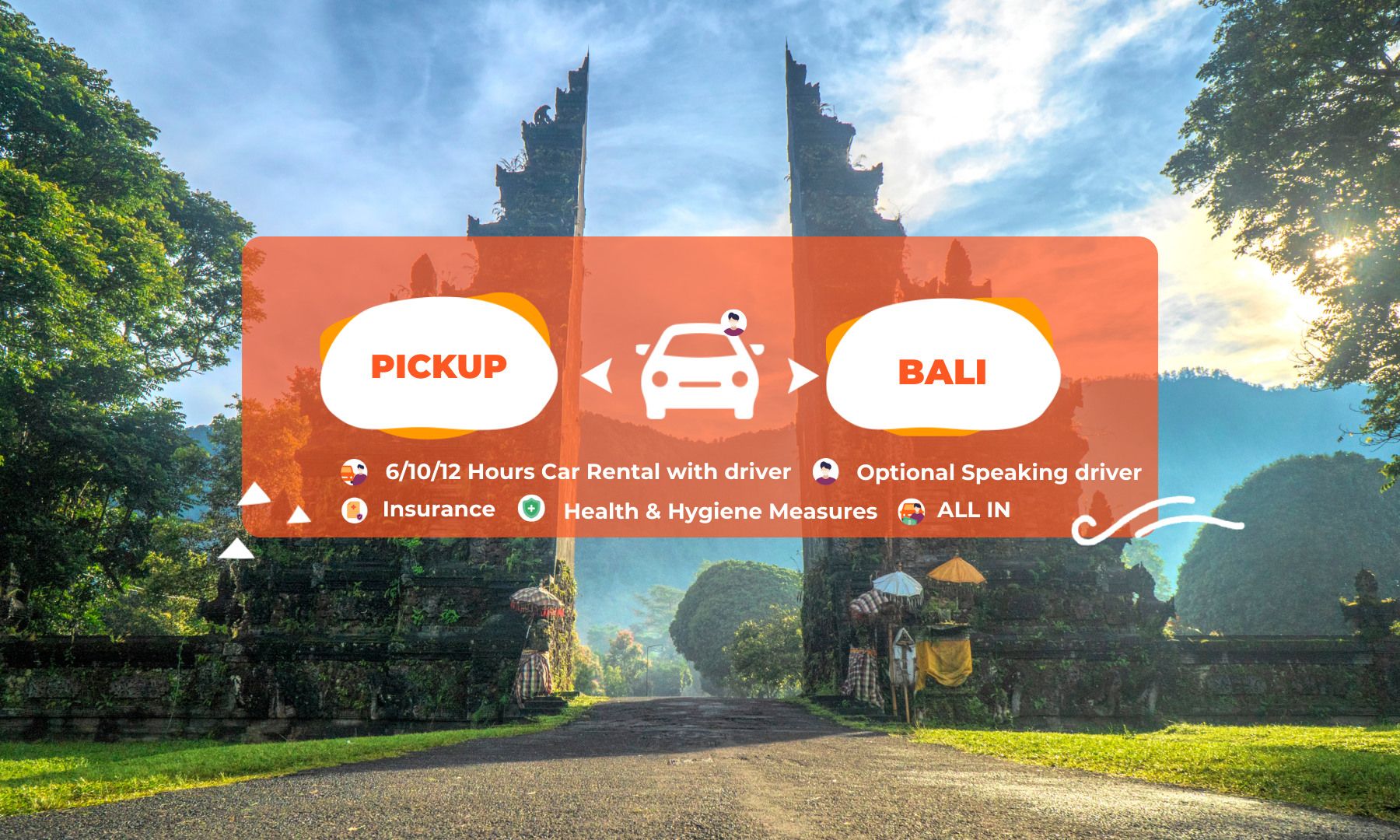 Imagen del tour: Alquiler de coche privado con chófer en Bali