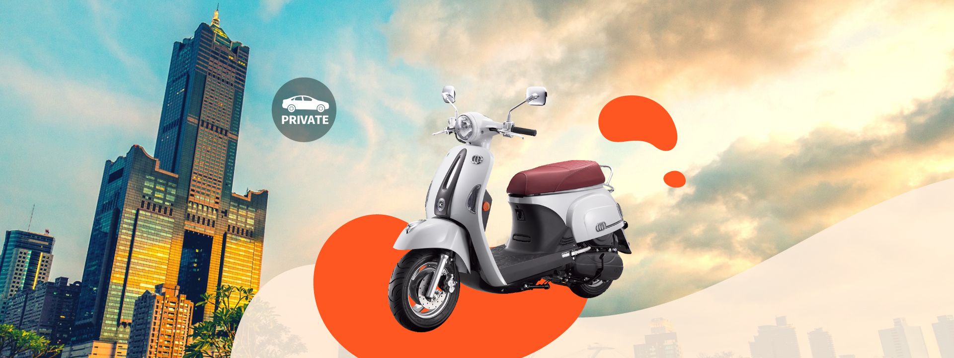 Imagen del tour: 【Limited Offer - 5% off】Kaohsiung Scooter Rental - 85 Building Pickup