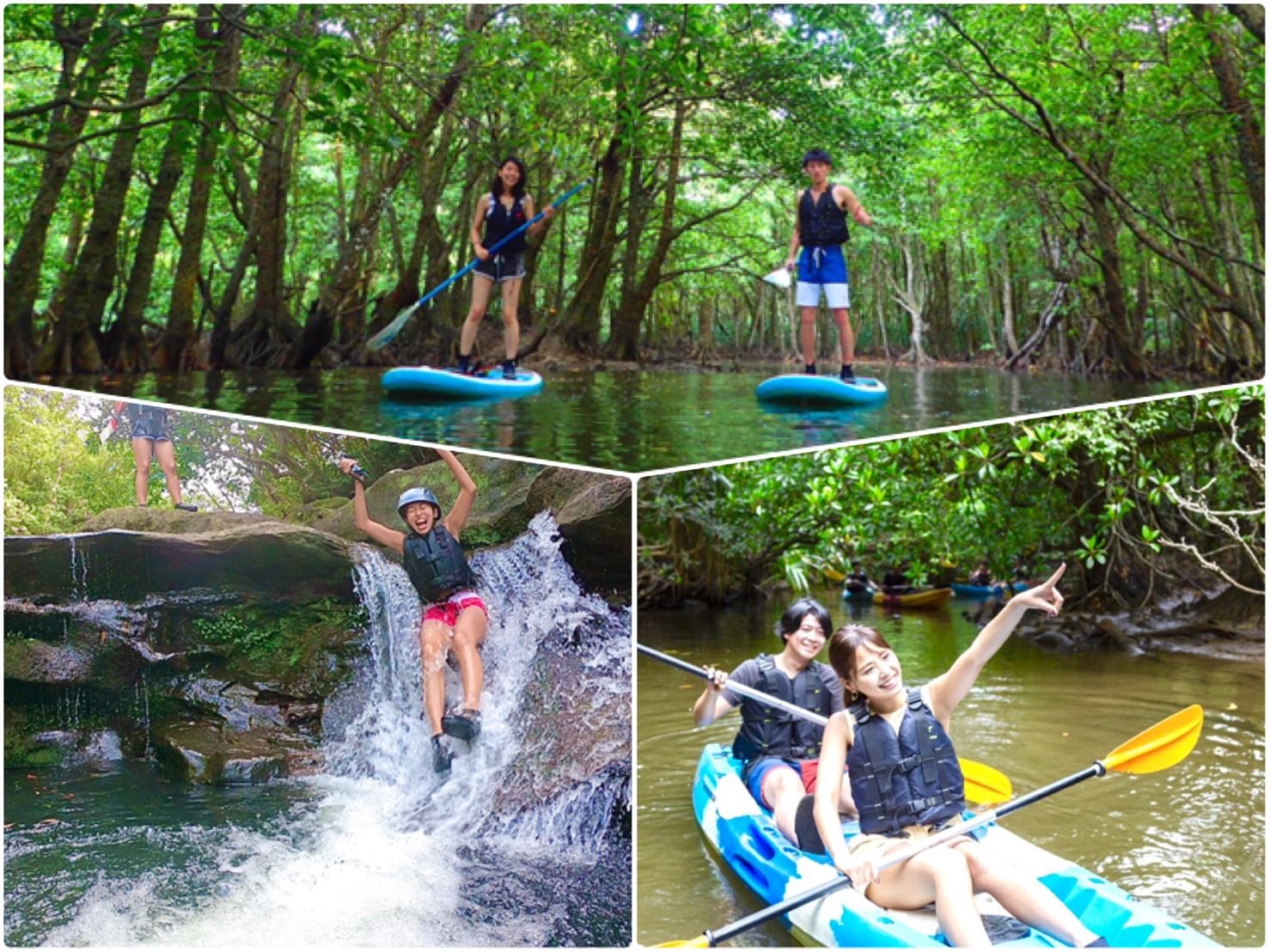 Imagen del tour: Iriomote Island Splash Canyoning and SUP or Canoe at Mangrove Forest 