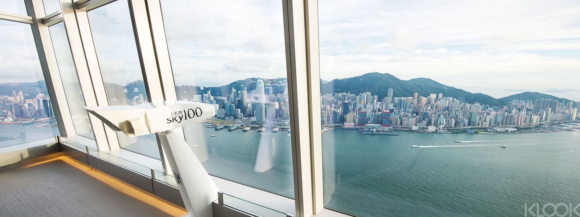 Imagen del tour: Entrada para el mirador Sky100 en Hong Kong con paquete opcional para el Café100