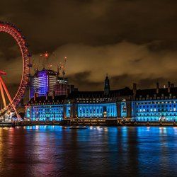 London Eye de noche